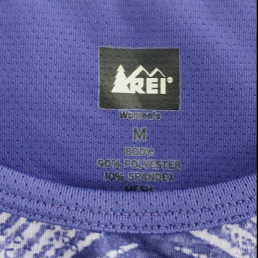 REI Athletic Crewneck Top Purple M - Picture 2 of 5